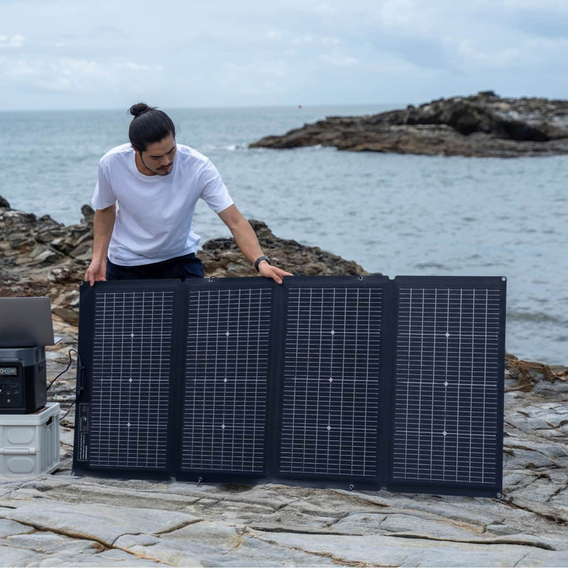 Load image into Gallery viewer, EcoFlow 220W Bifacial Portable Solar Panel (Refurbished) 220W Solar Panel (Refurbished)