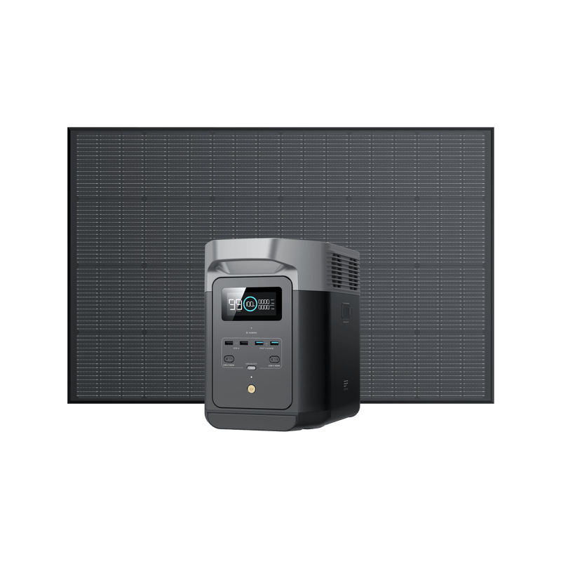 Load image into Gallery viewer, EcoFlow DELTA 2 Portable Power Station DELTA 2 + 175W Rigid Solar Panel